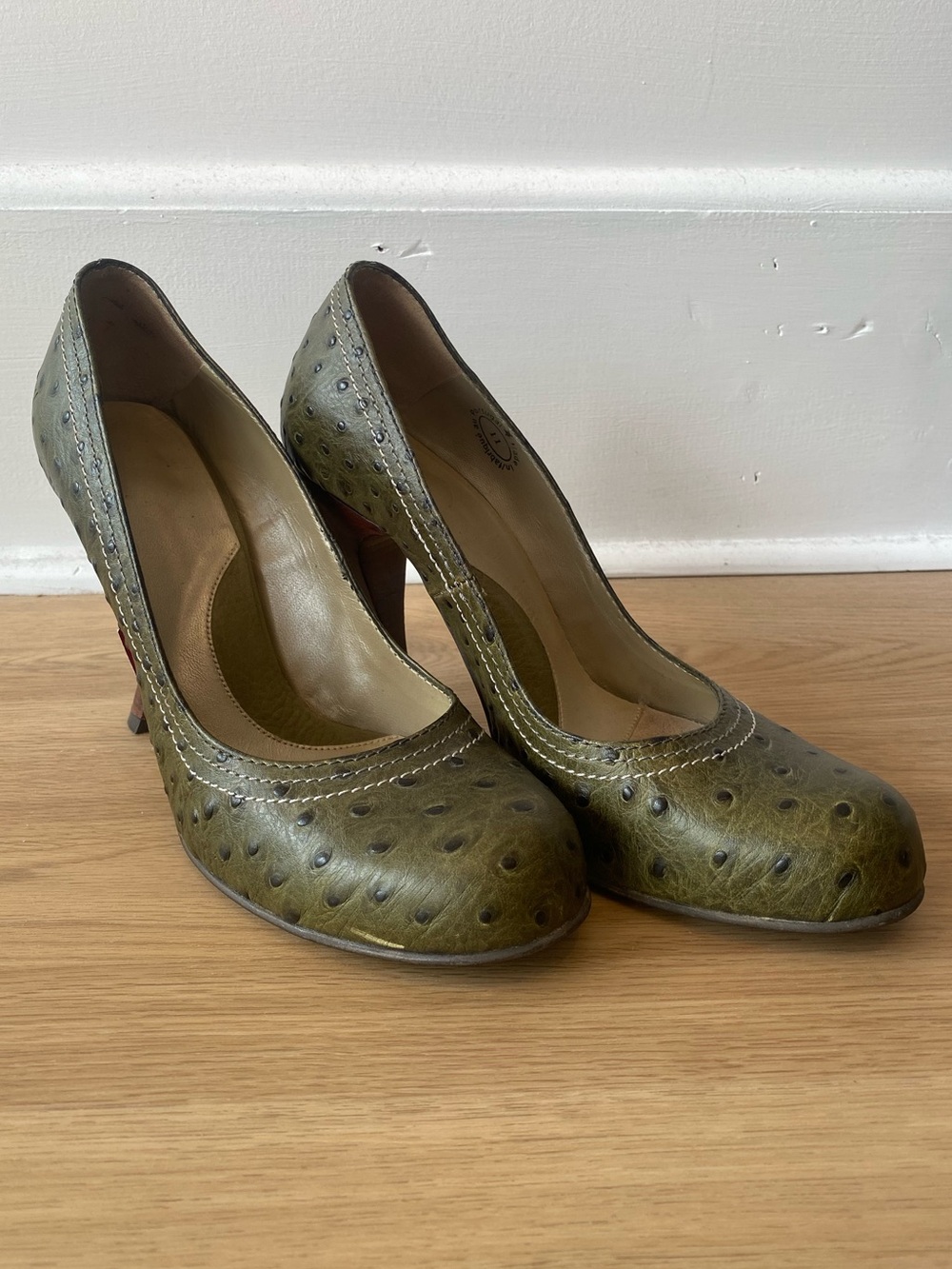 Fluevog Olive Green Heels